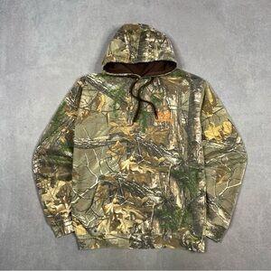 Realtree Camouflage Hoodie with Orange Accent